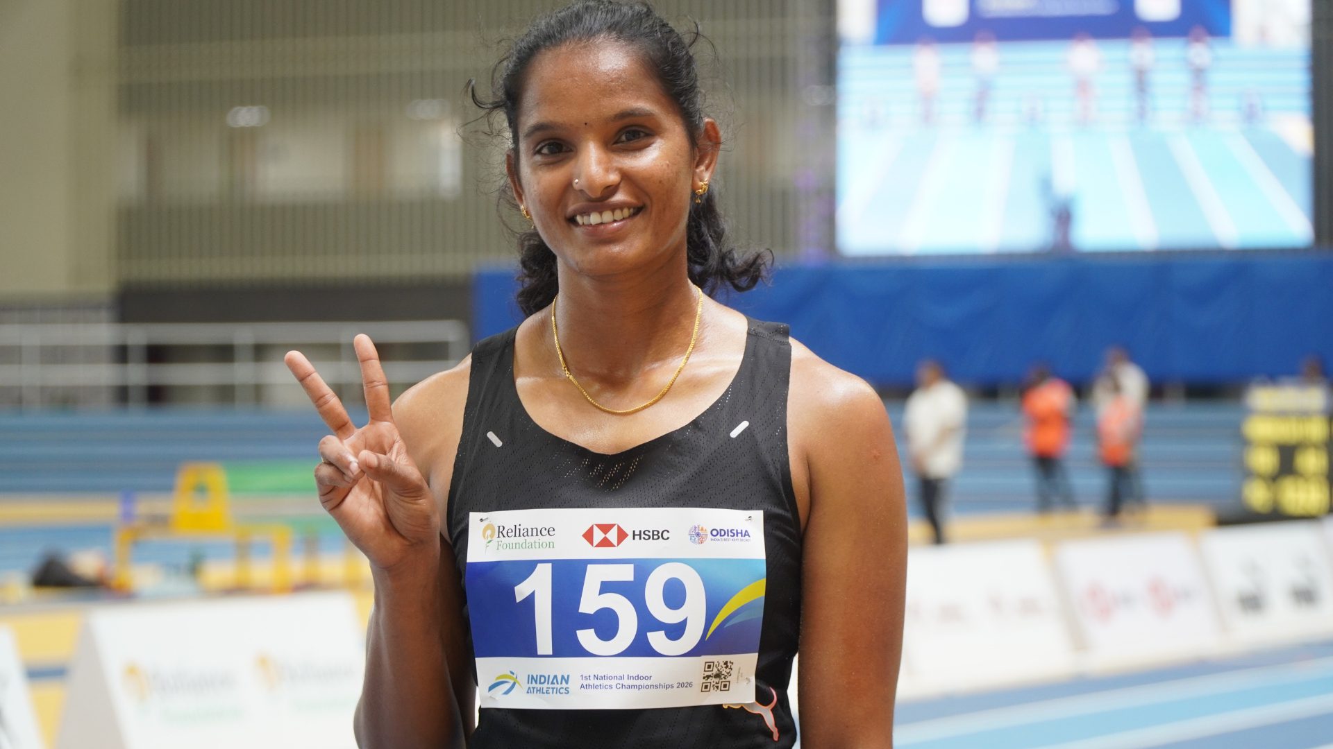 Mallala Anusha Wins Back-to-Back Gold in Triple Jump