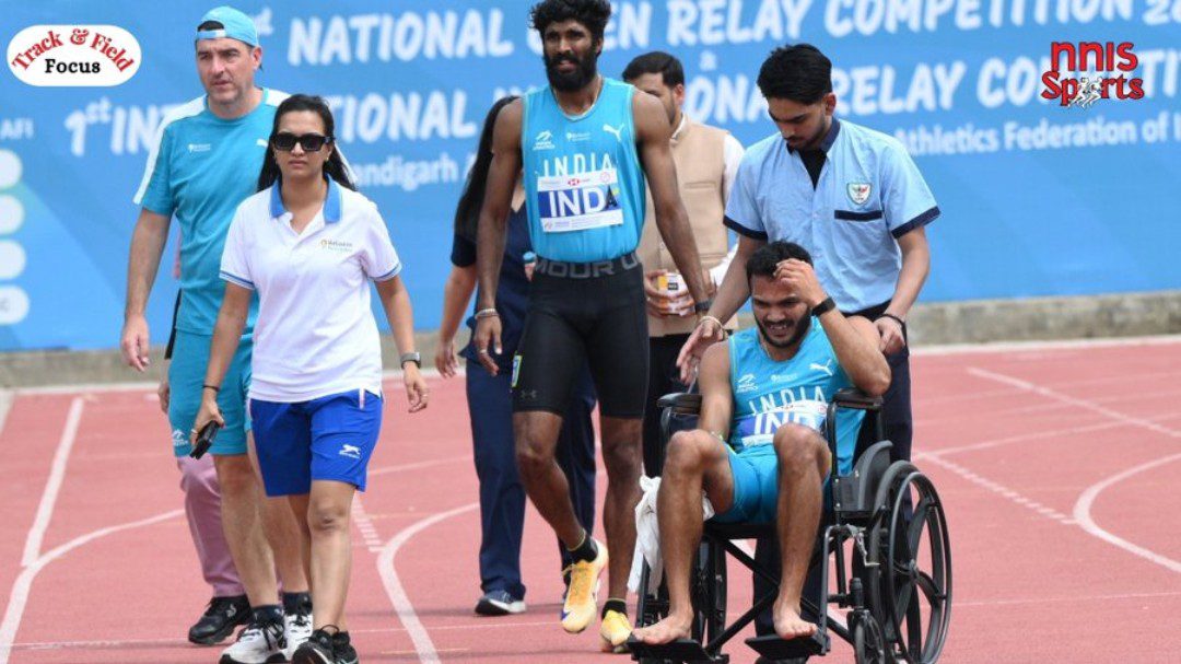 Manikanta Hoblidhar Injured as India A Shows Grit to Finish Relay