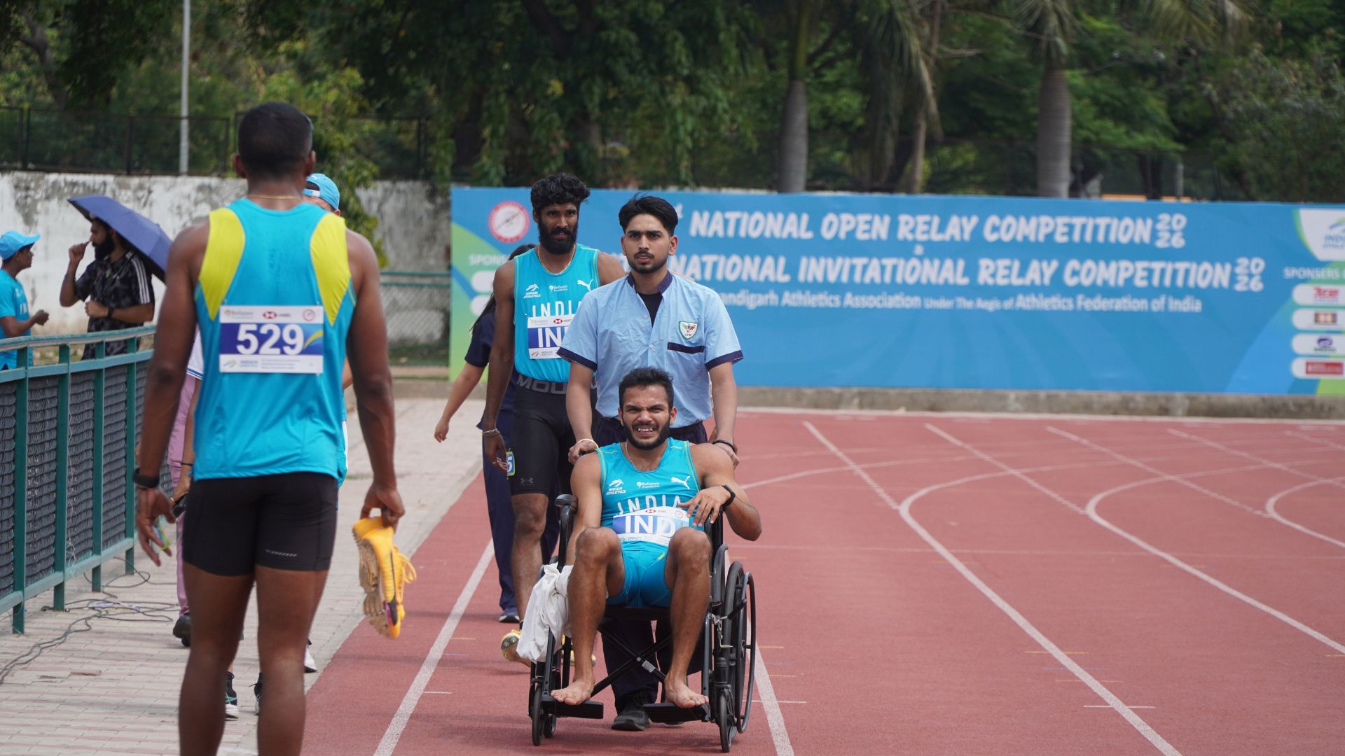 India 4x100m Team Disqualified After Baton Exchange Error