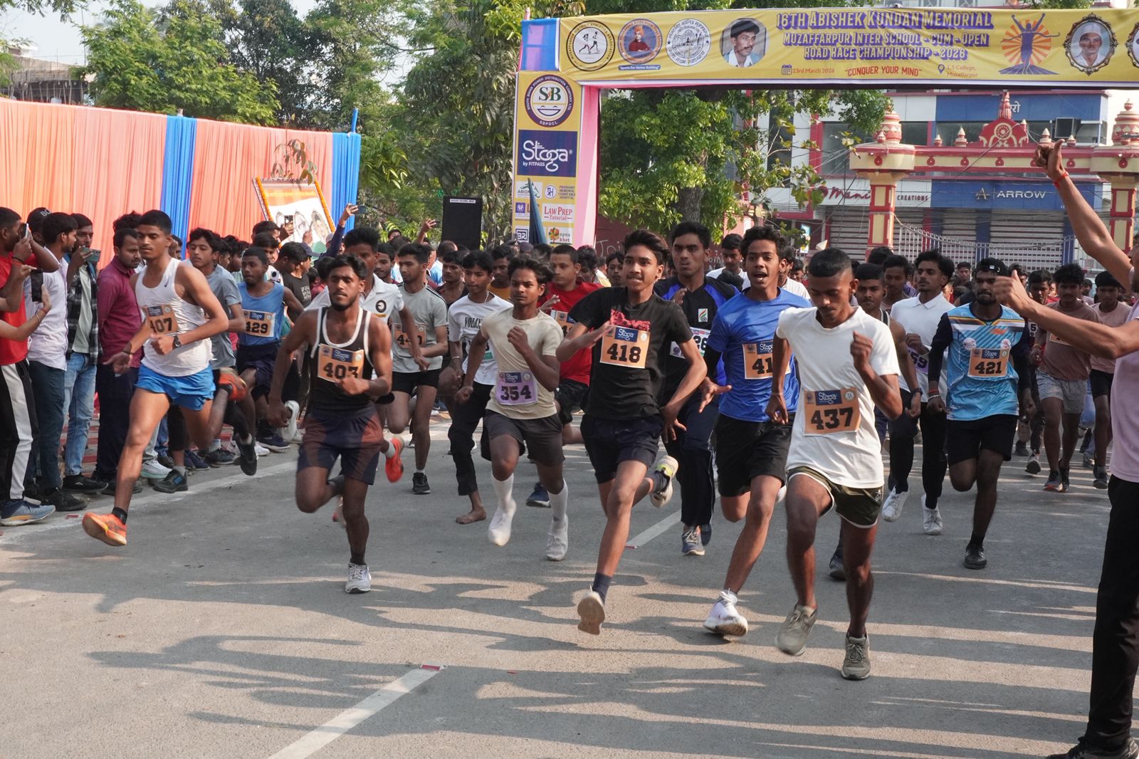 Young stars shine at Muzaffarpur road race as 1,200 athletes compete