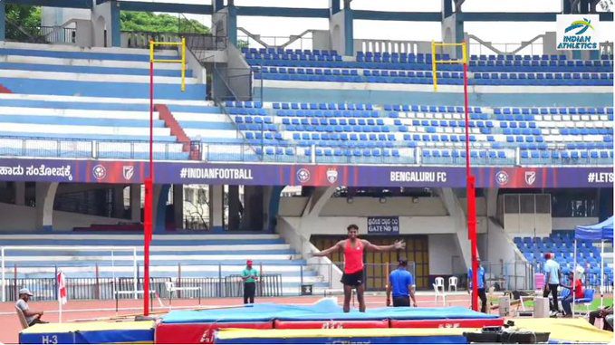 Reagan Ganesh Clears 5.35m, India No.2 Pole Vaulter