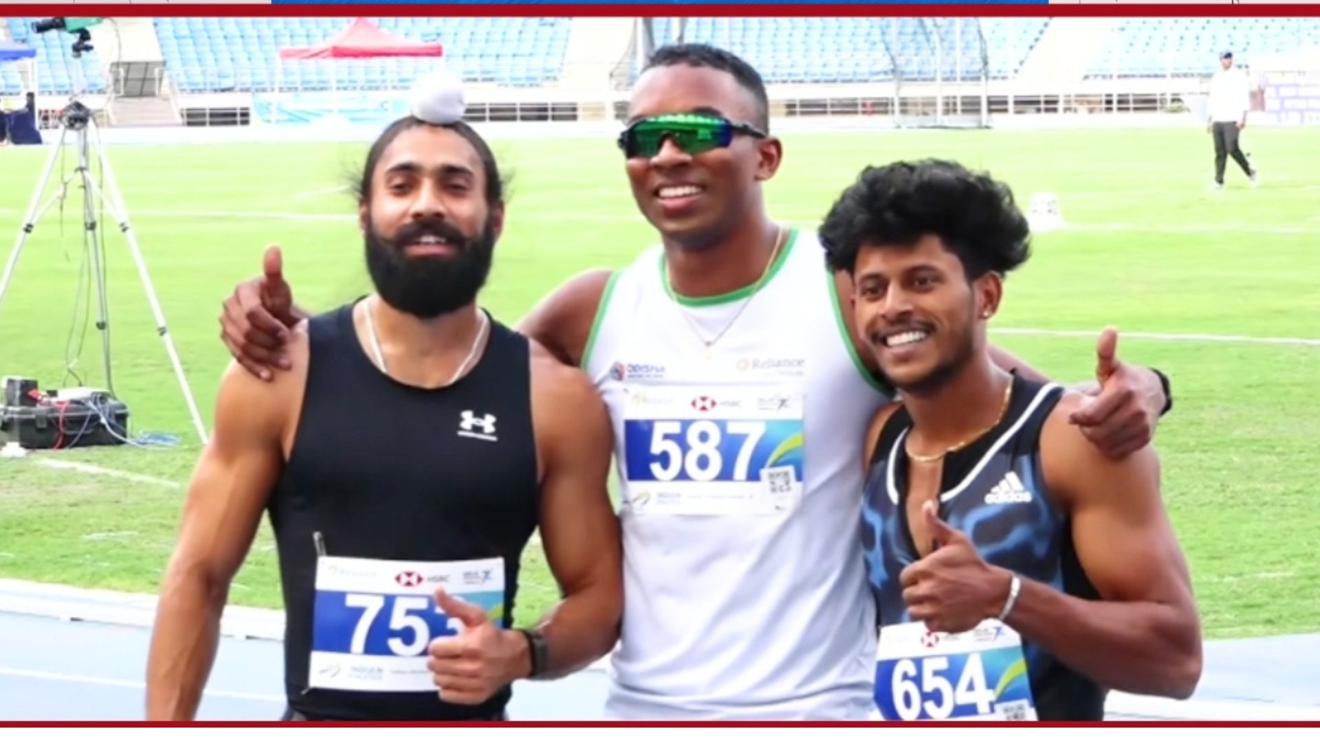 Late Surge Seals It: Kujur Edges Tamilarasu in 100m Thriller