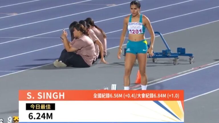 Shaili Singh Wins Long Jump Gold at New Taipei City Athletics Open
