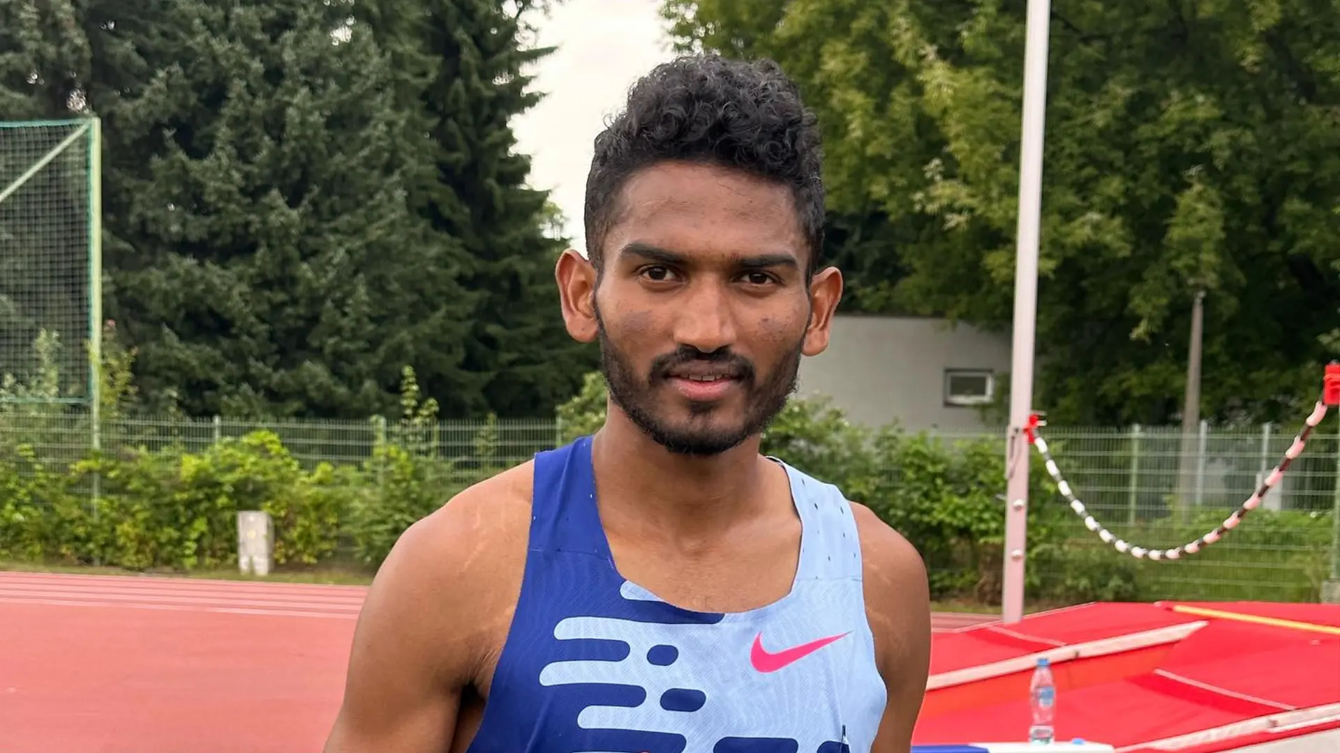Avinash Sable competing in an athletics event