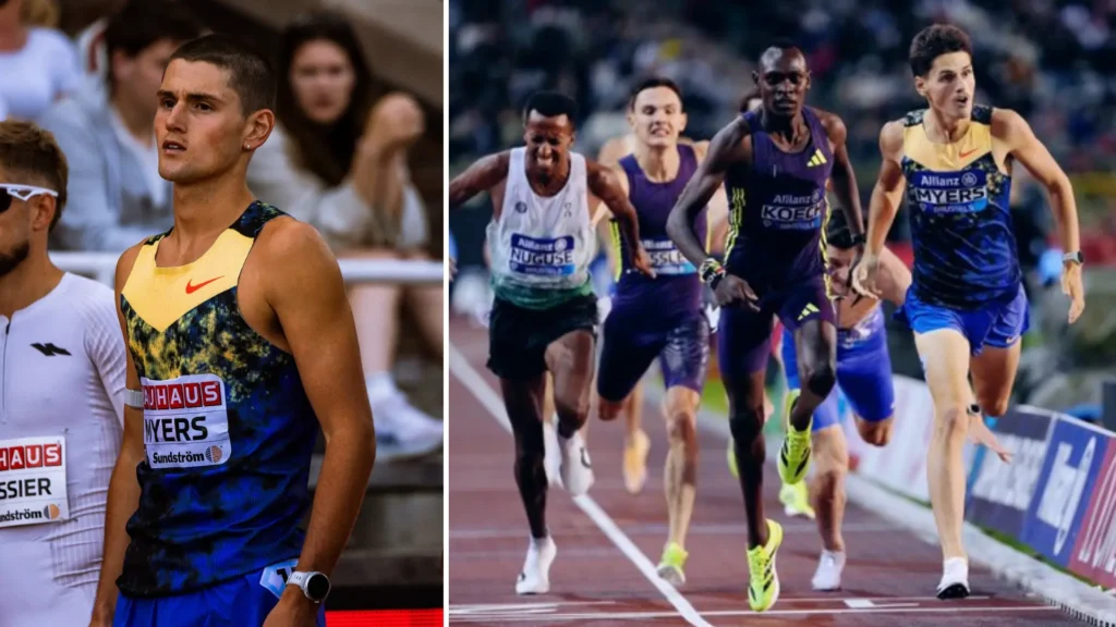 Cameron Myers wins 1500m at Diamond League Final 2026