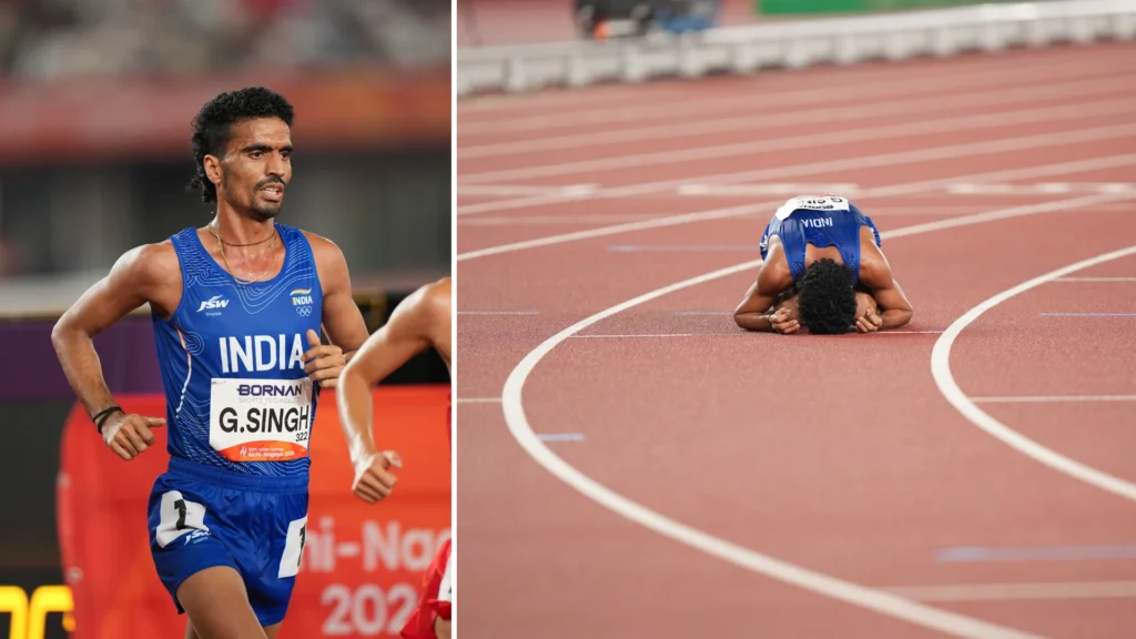 Gulveer Singh wins silver in the men's 10,000m at the Asian Games 2026