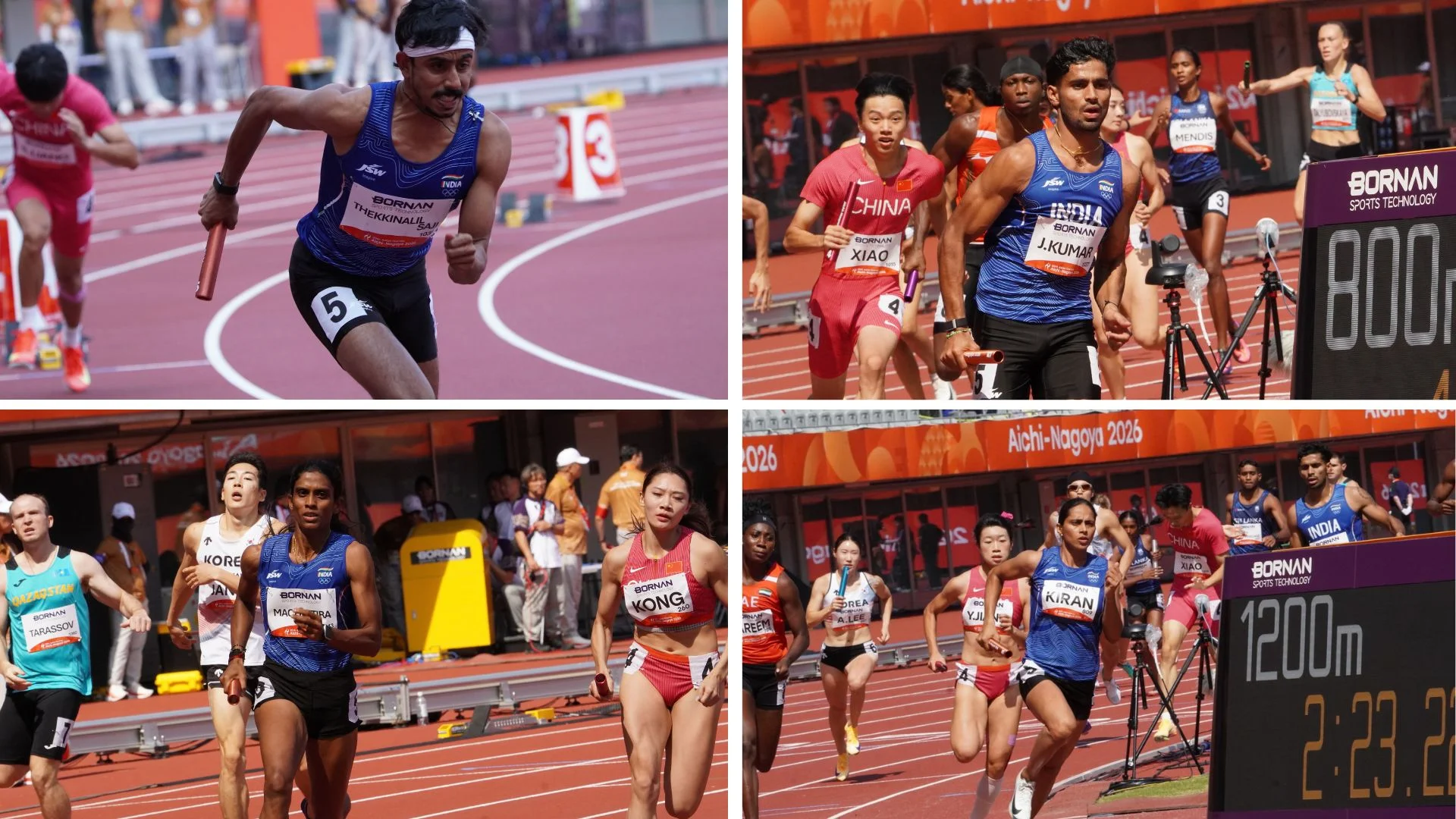 India mixed 4x400m relay team reaches Asian Games 2026 final