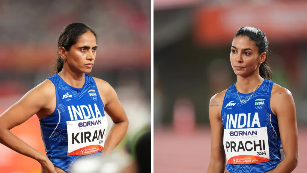 Kiran Pahal and Prachi qualify for the women's 400m final at the Asian Games 2026