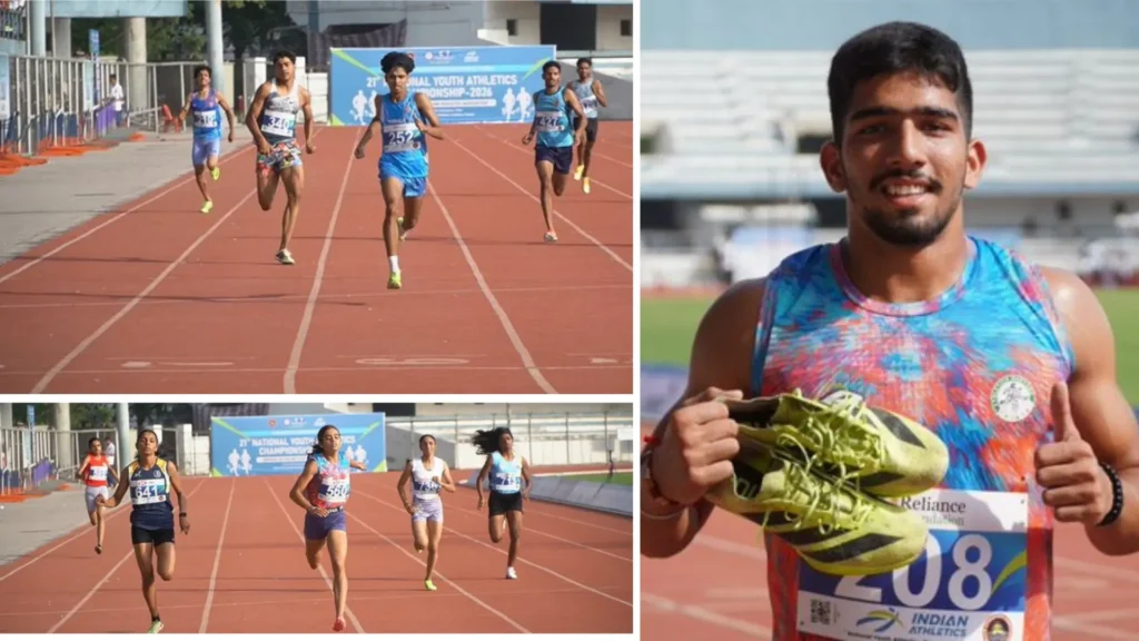 Lakshita Lodenge Ramu Sanket Swami National Youth Athletics Championships 2026 heats