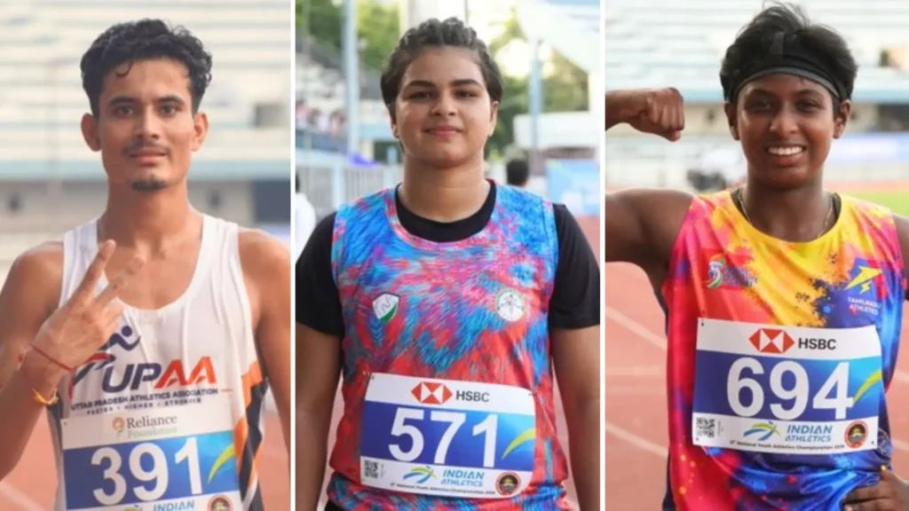 Vishnu Oshin and T. Mrithika shine at National Youth Athletics Championships 2026Vishnu, Oshin and T. Mrithika won gold medals at the National Youth Athletics Championships 2026 in Ludhiana.