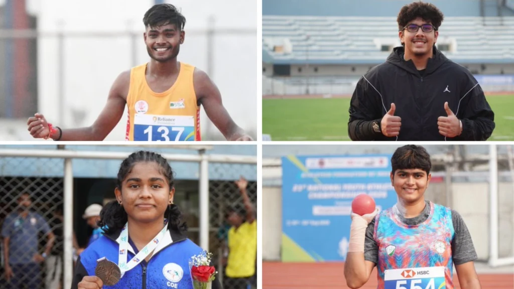 Prem Raj wins long jump gold at Youth Nationals 2026