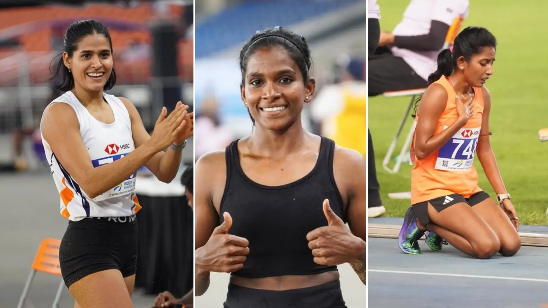 Asha Ilango Sets Triple Jump Meet Record as Shaili Singh Wins Bronze on Debut