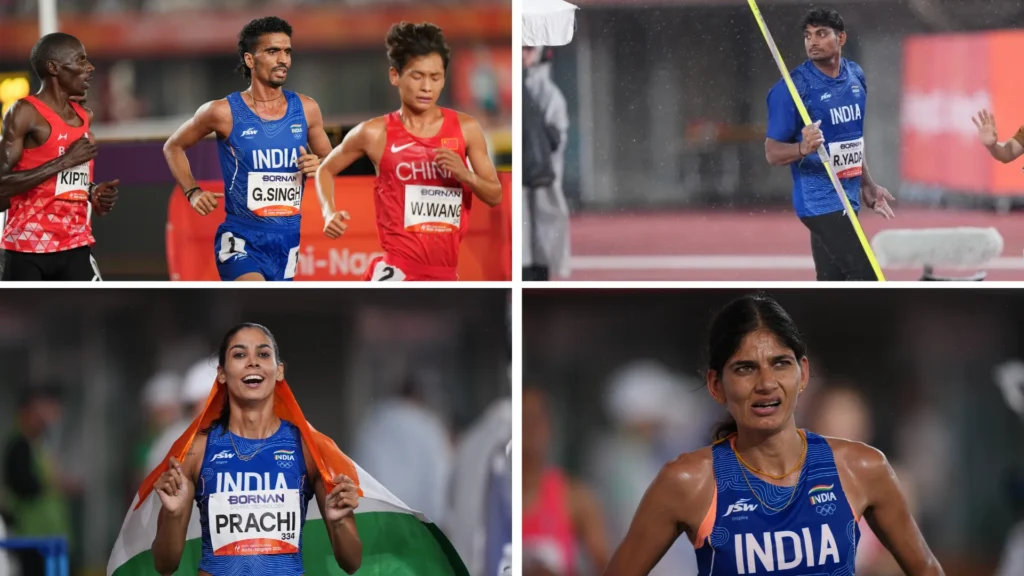 India's athletics medal performance and state-wise medal distribution at the 2026 Asian Games