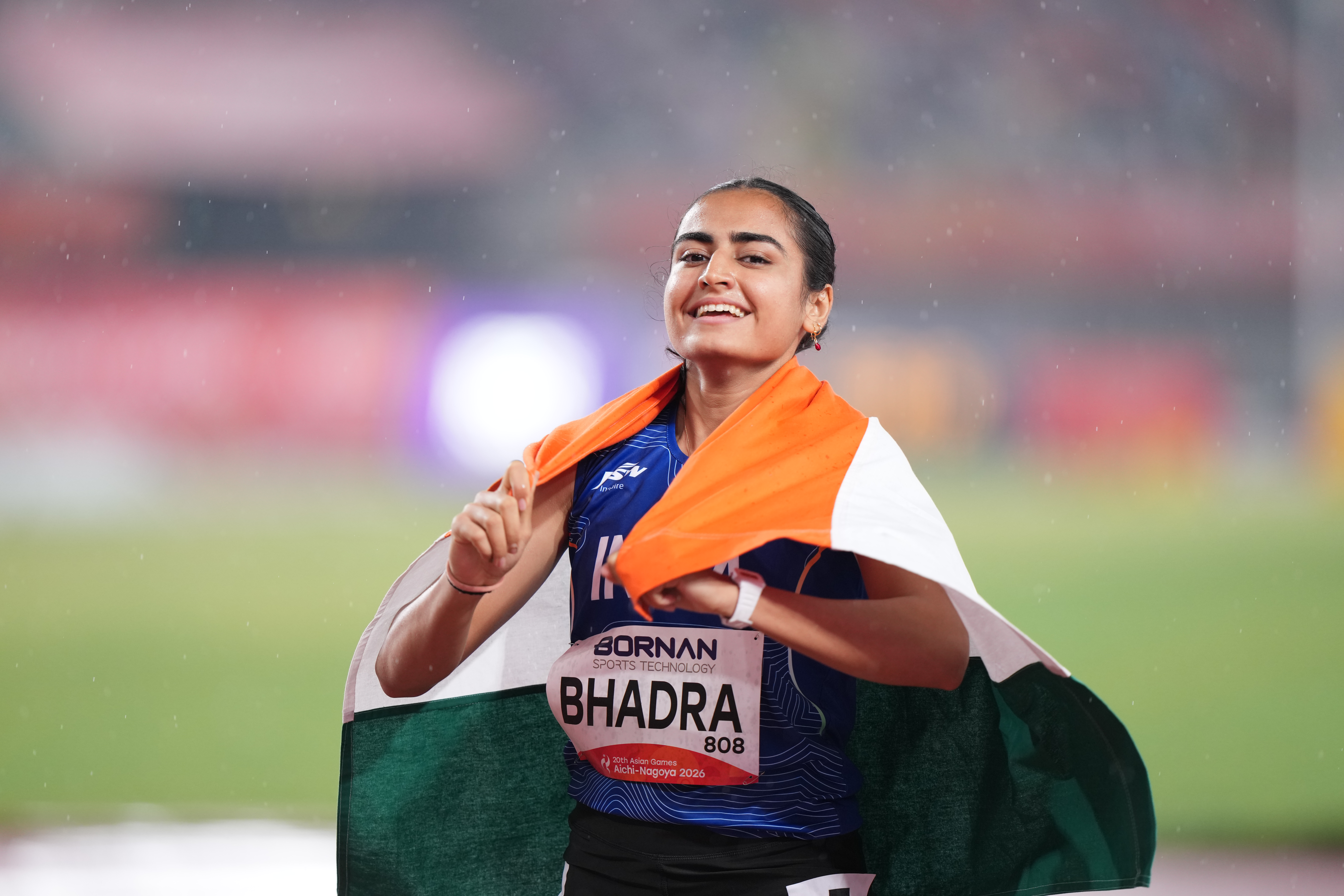 Maharashtra sprinter who won the 2026 national 200m title in 23.14 seconds