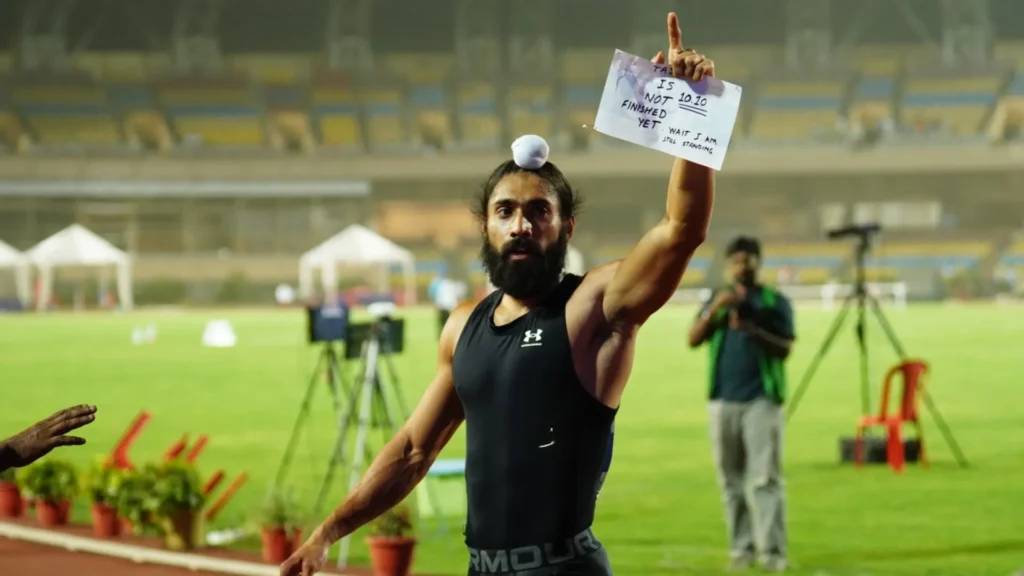 Gurindervir Singh, Indian men's 100m national record holder with a time of 10.09 seconds