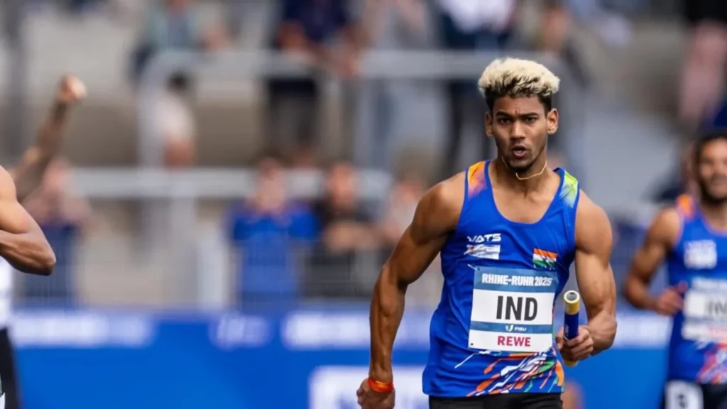 Mrutyam Jayaram Dondapati, Indian sprinter