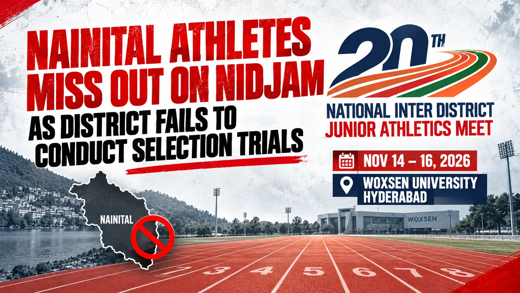 Nainital Athletes Miss Out on NIDJAM as District Fails to Conduct Selection Trials