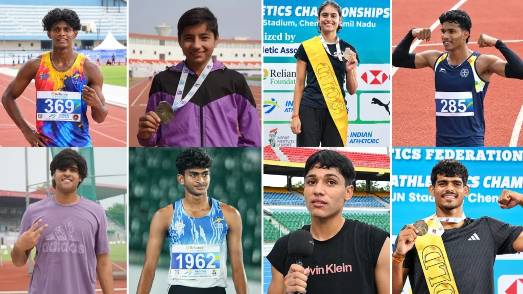 Record-breaking athletes at the National Junior Athletics Championships 2026 in Chennai