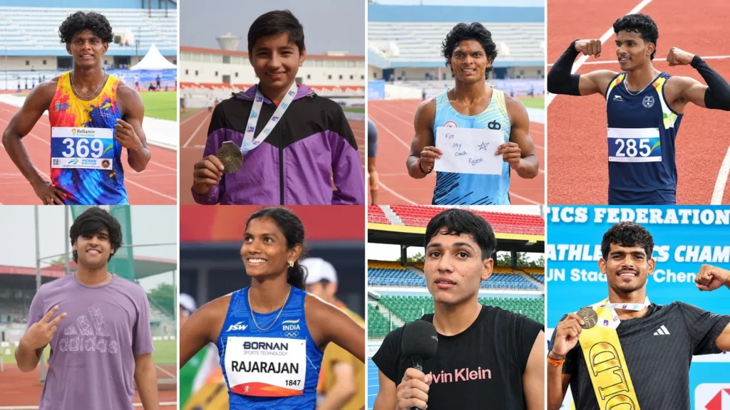 Record-breaking athletes at the National Junior Athletics Championships 2026 in Chennai