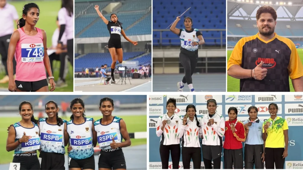 National Open Athletics 2026 Day 3 highlights featuring Shampa Gain, Shaili Singh, Mubassina Mohammed and Anushka Yadav