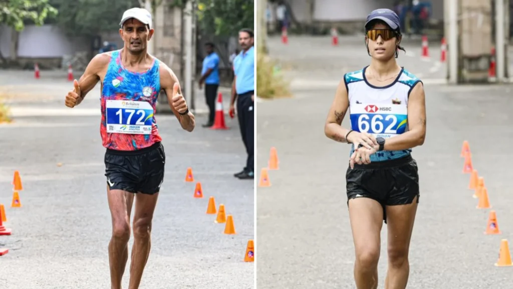 Sandeep Kumar and Ramandeep Kaur win men’s and women’s marathon race walk gold at National Open Athletics 2026