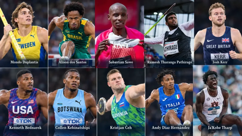 World Athlete 2026 nominees including Mondo Duplantis and Rumesh Pathirage