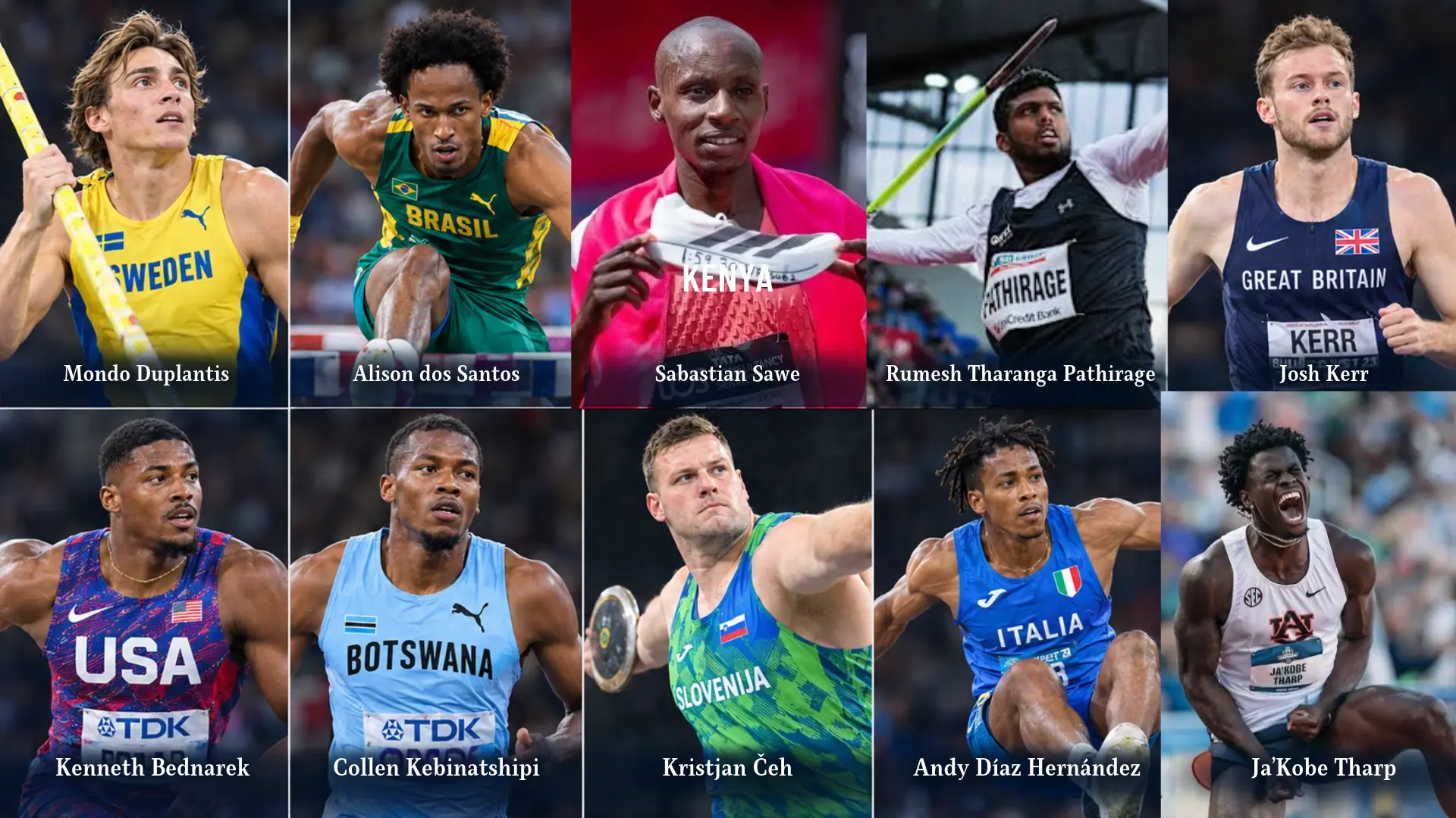 World Athlete of the Year 2026: 10 Men Nominated as Voting Opens